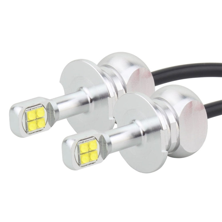 2 PCS  H3 40W 800 LM 6000K 8 CREE LEDs Car Fog Lights, DC 12V(White Light)