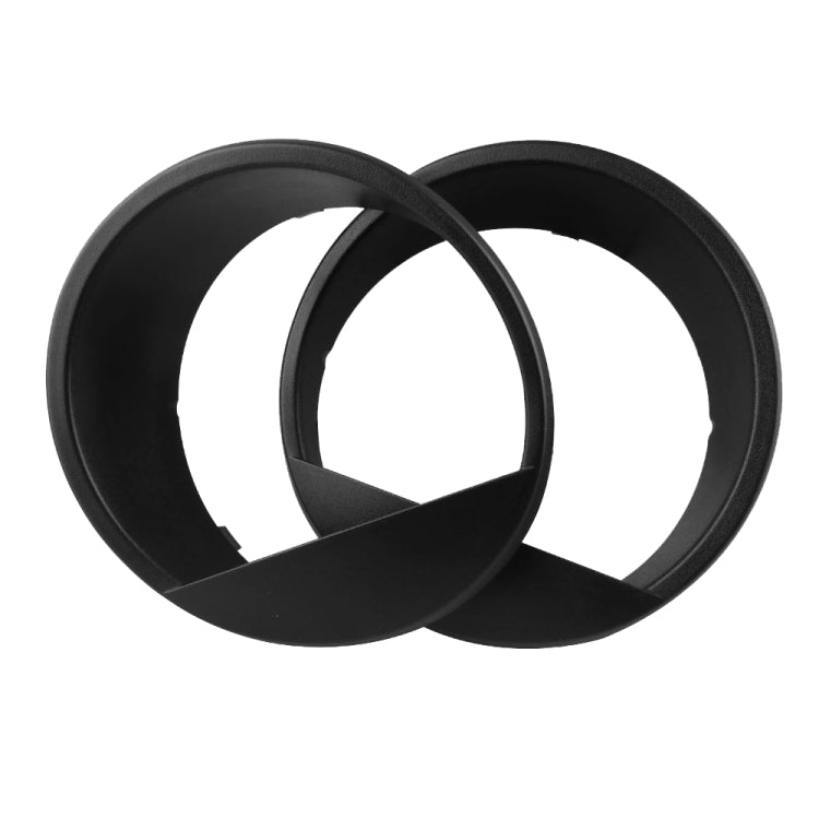 Car Angry Bird Style Front Light Headlight Trim Cover for Jeep Wrangler JK 2007-2018 (2 Doors / 4 Doors)