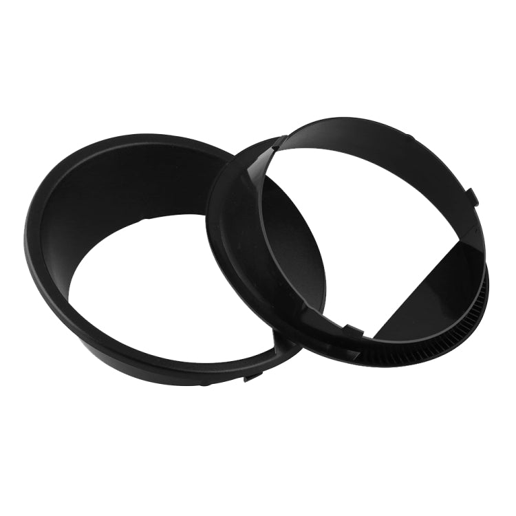 Car Angry Bird Style Front Light Headlight Trim Cover for Jeep Wrangler JK 2007-2018 (2 Doors / 4 Doors)