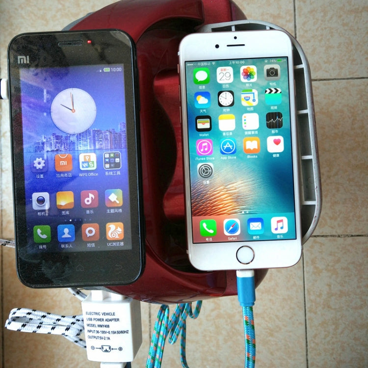 Electrical Motorcycle 36-80V 2A Double Port USB Mobile-phone Charger Adapter