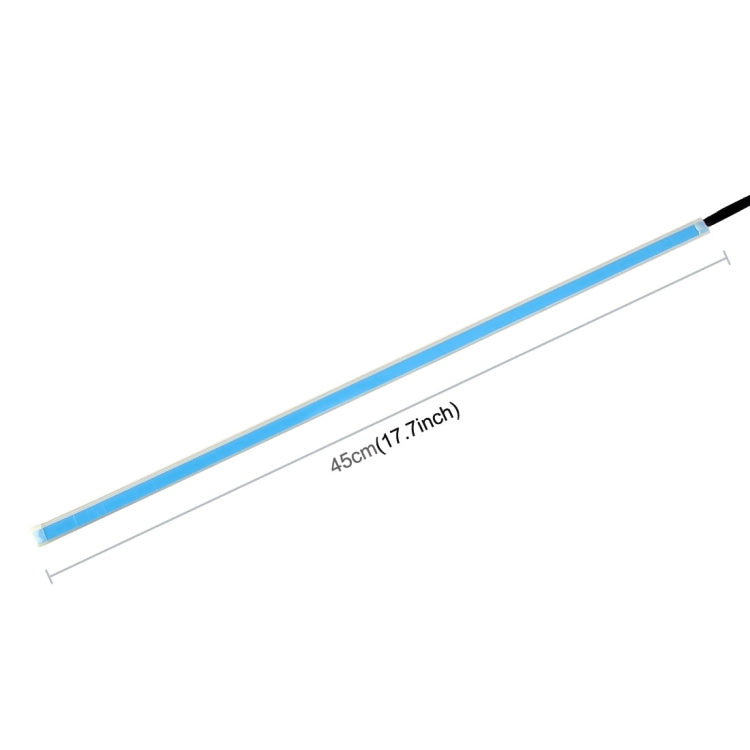 2 PCS 45cm DC12V 5W Ultra-thin Waterproof Car Auto Double Colors Turn Lights / Running Lights SMD-2835 LED Bulbs