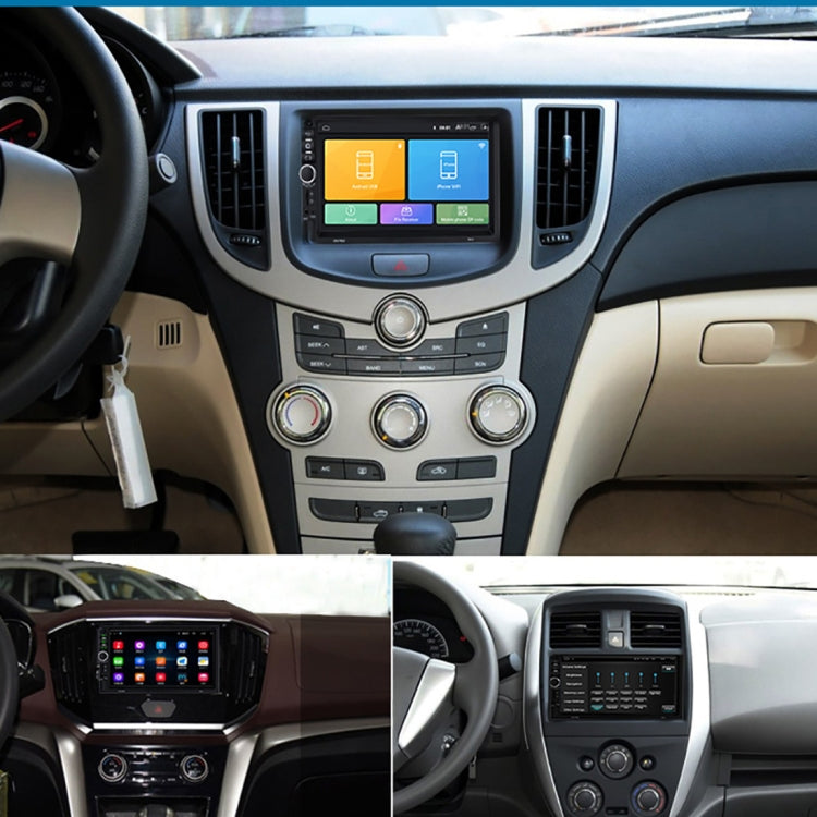 7918 HD 7 inch Universal Car Android 8.1 Radio Receiver MP5 Player, Support FM & AM & Bluetooth & TF Card & WiFi & Phone Link