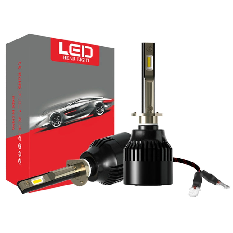 2 PCS 1905 H1 DC9-36V / 23W / 6000K / 3000LM IP68 Car LED Headlight Lamps