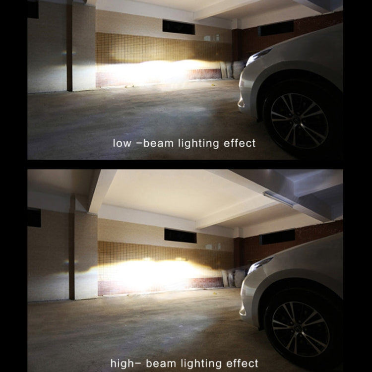 2 PCS EV16 H11 DC8-48V / 24W / 2800LM / 6000K IP67 Car LED Headlight Lamps