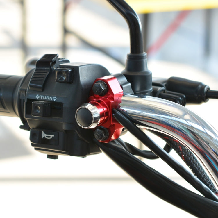 Motorbike Automatically Reset Horn Switch Scooter Motorcycle Aluminum Alloy Flameout Start Switches