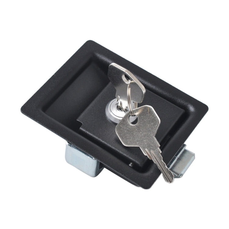 Black Paddle Entry Door Latch & Keys Tool Box for Trailer / Yacht / Truck