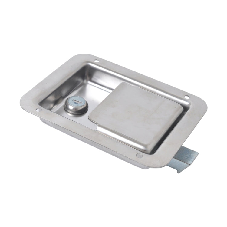 Stainless Steel Tool Box Lock Paddle Latch & Keys for Trailer / Yacht / Truck