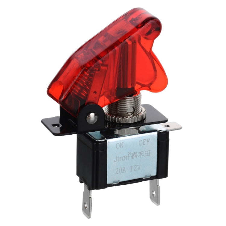 Jtron DV 12V Carbon Fiber Surface Panel Car Toggle Switch with