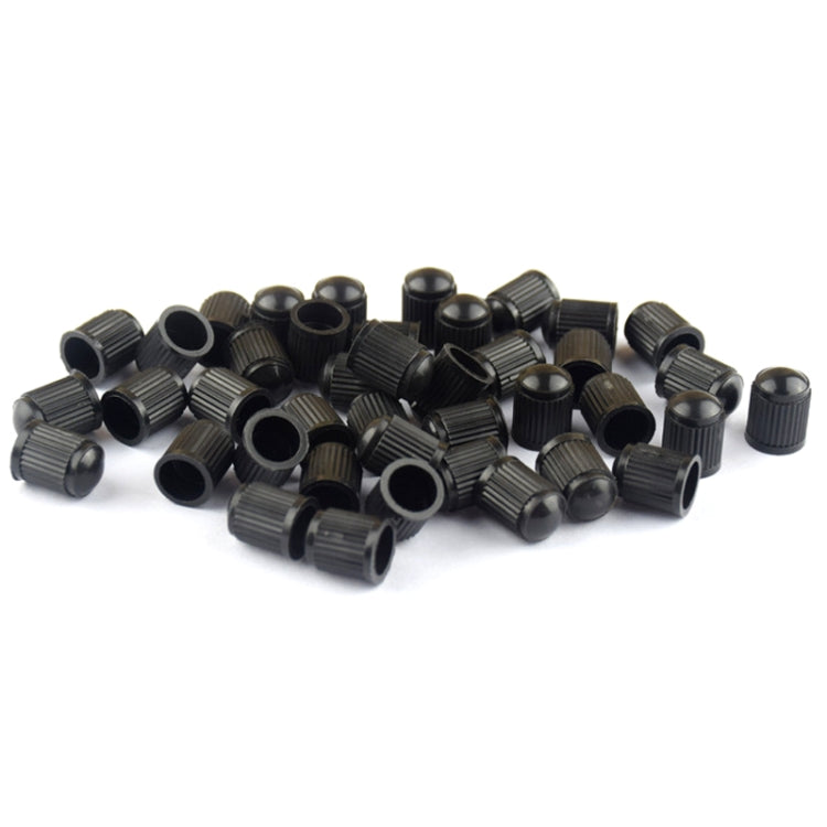 200 PCS Black Tire valve Dust Rubber Cap For Bicycle And Car, Diameter: 10mm(Black)