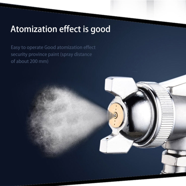 Paint Spray Gun Sprayer lower Pot Pneumatic Tool for Home Car, Hole diameter: 1.5mm