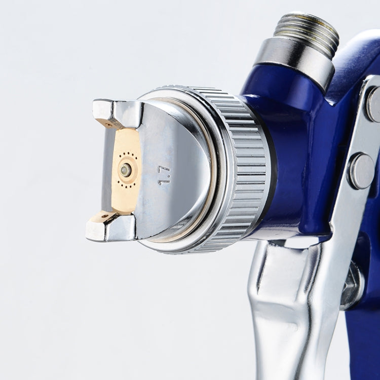 H827 Environmentally Friendly High Atomization Spray Gun Pneumatic Paint Spray Gun for Car furniture , Hole diameter: 1.7mm
