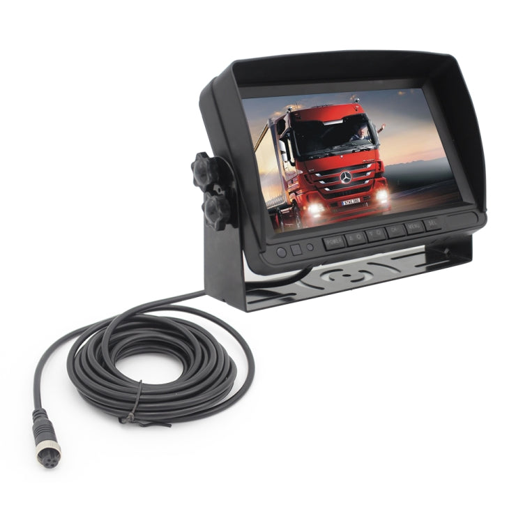 PZ610 IP67 170 Degree Car HD 7 inch Rearview Mirror Monitor with 10m Cable