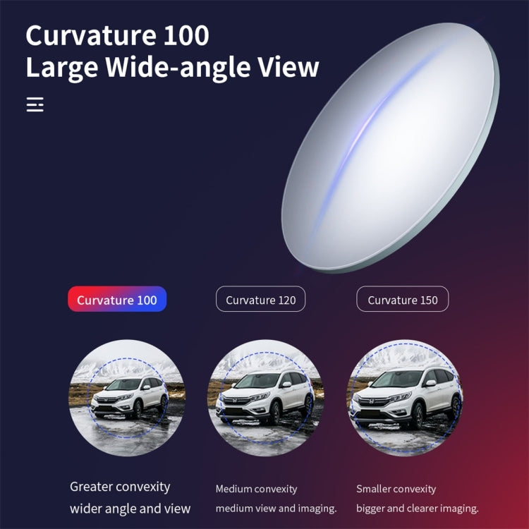 ROCK Car Rear View Reversing Round Mirror