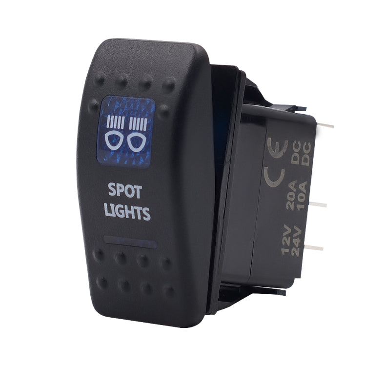 5Pin Universal Waterproof IP66 DC12V-24V Headlight Power Switch for Car RV Marine Boat