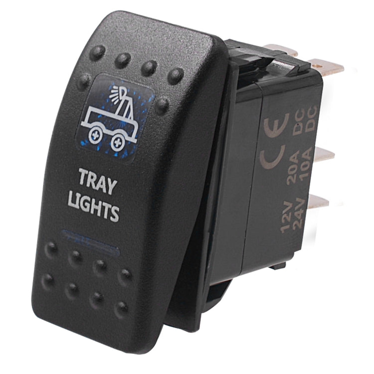5Pin Car Pattern Universal Waterproof IP66 DC12V-24V Tail Light / Headlight Power Switch for Car RV Marine Boat