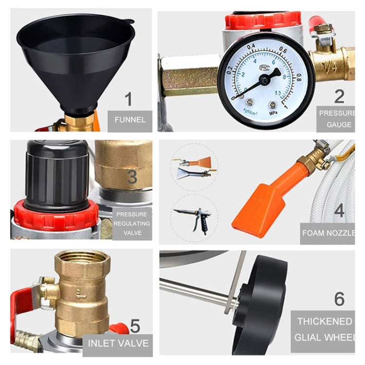 40L Multi-functional Stainless Steel Foam Wax Machine Car Traceless Washing Machine