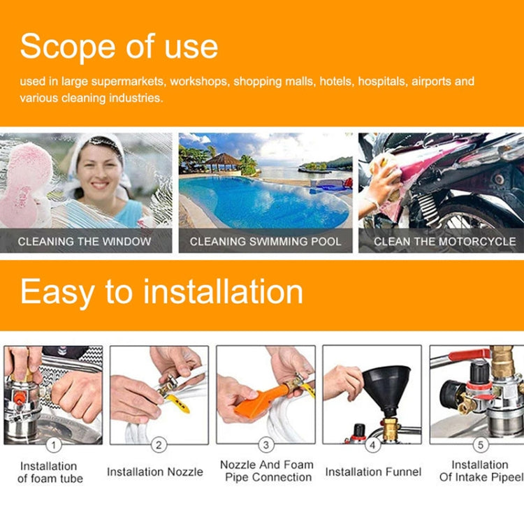 40L Multi-functional Stainless Steel Foam Wax Machine Car Traceless Washing Machine