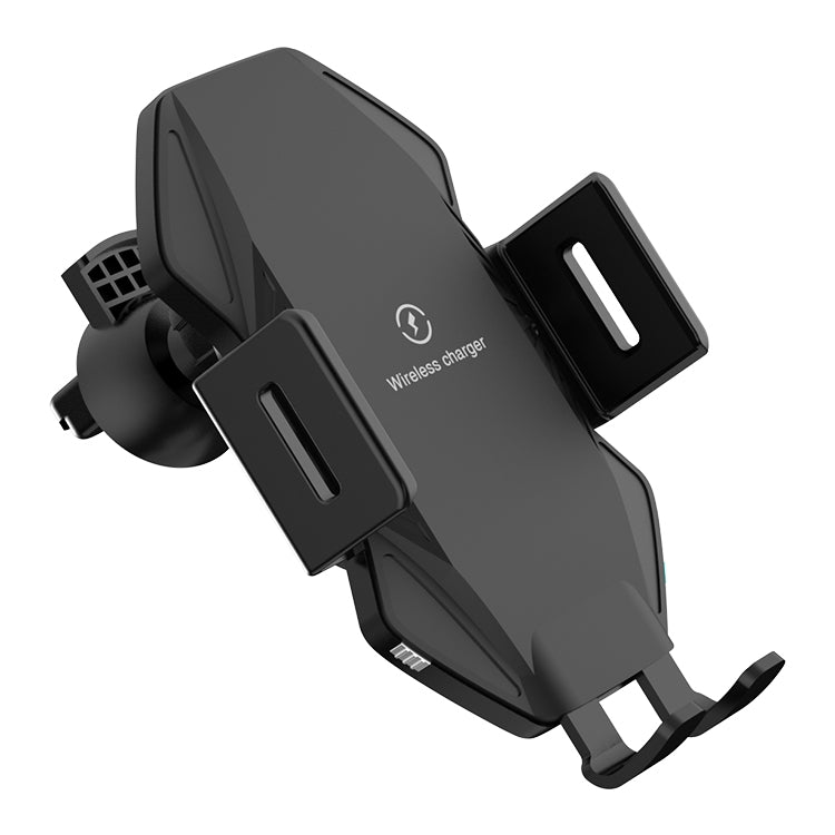 T3 Intelligent Auto-induction Car Mount Wireless Charger, Suitable for 4.5 - 6.8 inch Smartphones