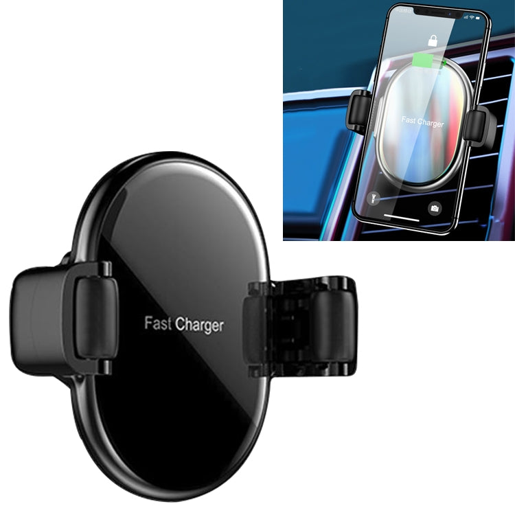 CW7 10W Max Output Roller Memory Car Mount Clip Holder Wireless Charger