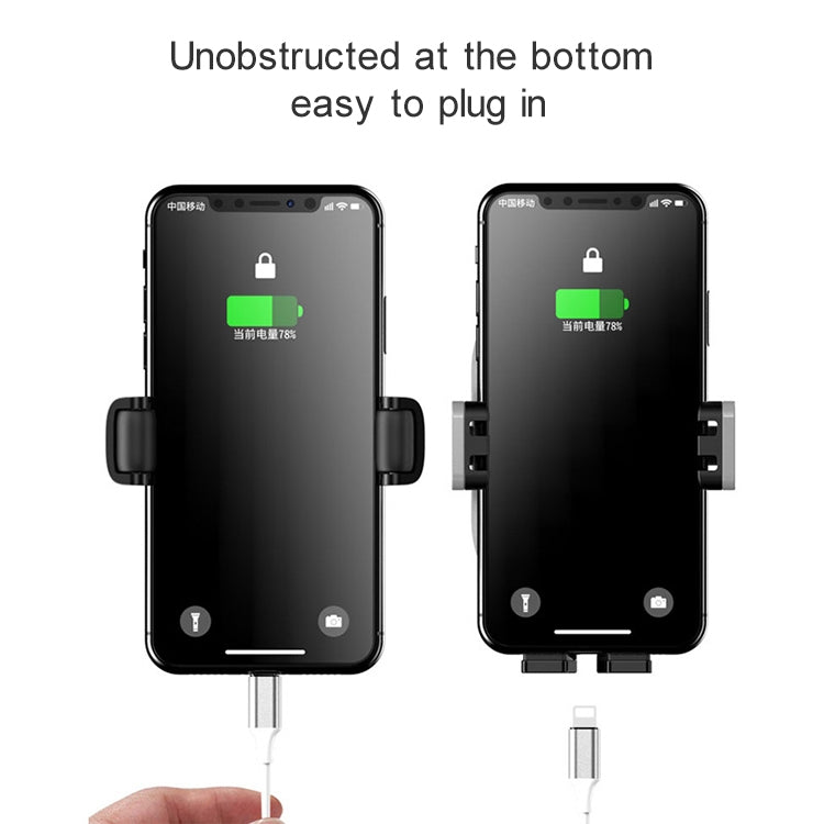 CW7 10W Max Output Roller Memory Car Mount Clip Holder Wireless Charger