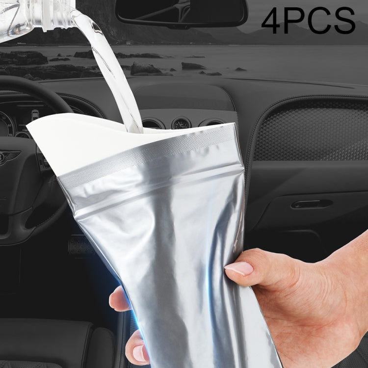 ROCK RPH0932 4 PCS Emergency Car Toilet Pouch Bag,  Capacity: 600CC