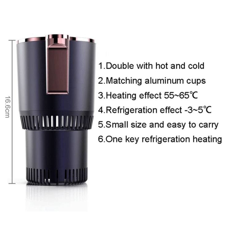 Portable 2 in 1 Smart Dual-purpose Heating Cooling Cup Holder for Car and Home