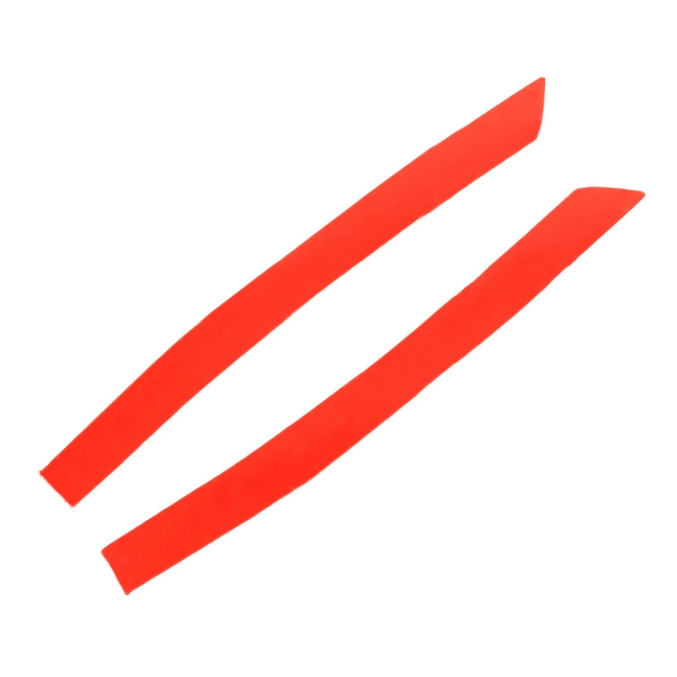 2 PCS Car Carbon Fiber Rearview Mirror Bumper Strip Decorative Sticker for Volkswagen Touareg