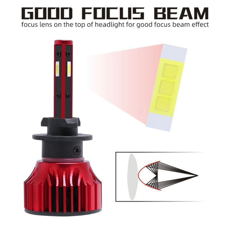 2 PCS T10 880 / 881 DC9-36V / 28W / 6500K / 2400LM IP67 Car LED Headlight Lamps (White Light)