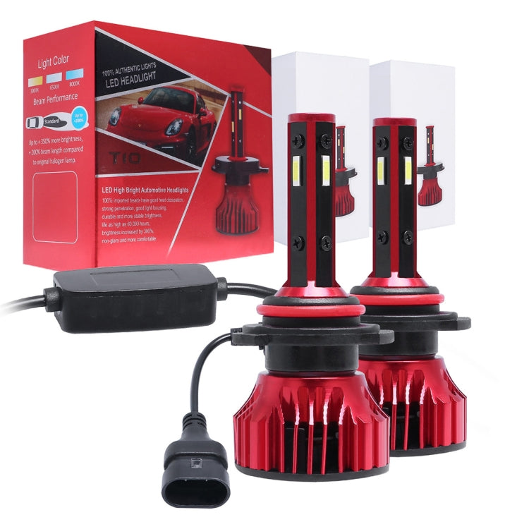 2 PCS T10 9005 DC9-36V / 28W / 6500K / 2400LM IP67 Car LED Headlight Lamps (White Light)