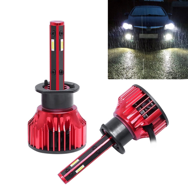 2 PCS T10 H1 DC9-36V / 28W / 6500K / 2400LM IP67 Car LED Headlight Lamps (White Light)