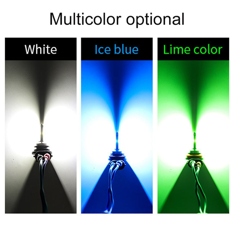 2 PCS H8 / H11 DC9-24V 7W 1200LM IP65 Car LED Fog Light (White Light)