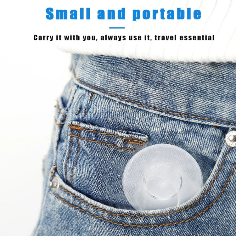 Circle Shape Multi-function Portable Strong Adsorption Nano Traceless Sticker Cable Clamp Storage Hook Mobile Phone Holder Bracket