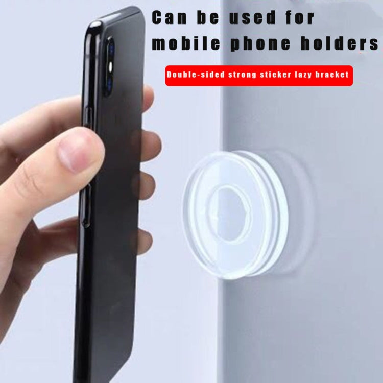 Circle Shape Multi-function Portable Strong Adsorption Nano Traceless Sticker Cable Clamp Storage Hook Mobile Phone Holder Bracket