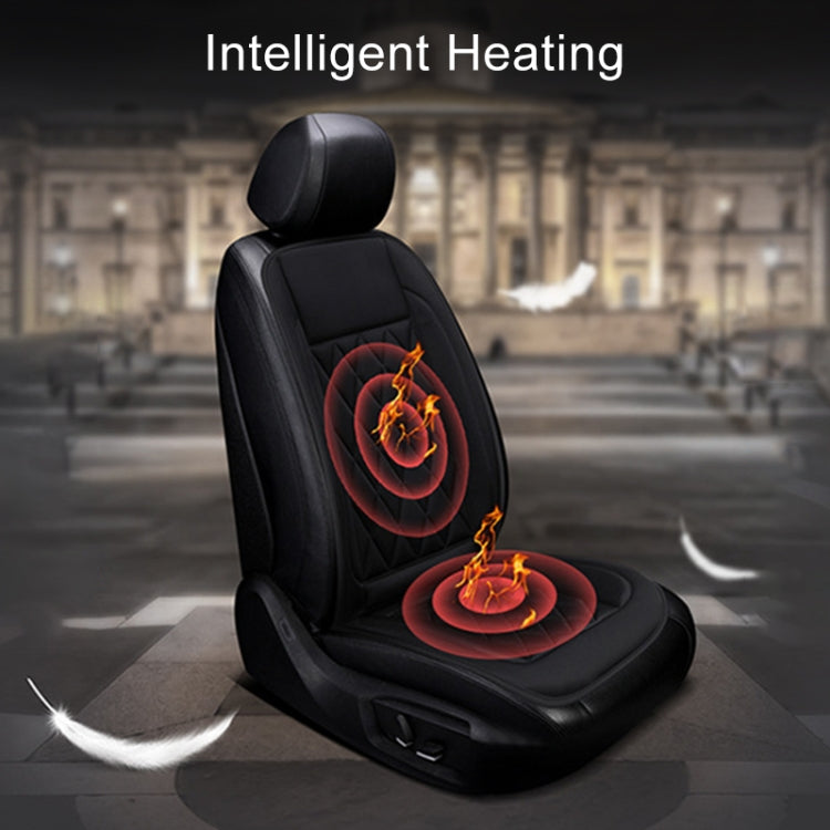 Car 12V Seat Heater Cushion Warmer Cover Winter Heated Warm, Single Seat