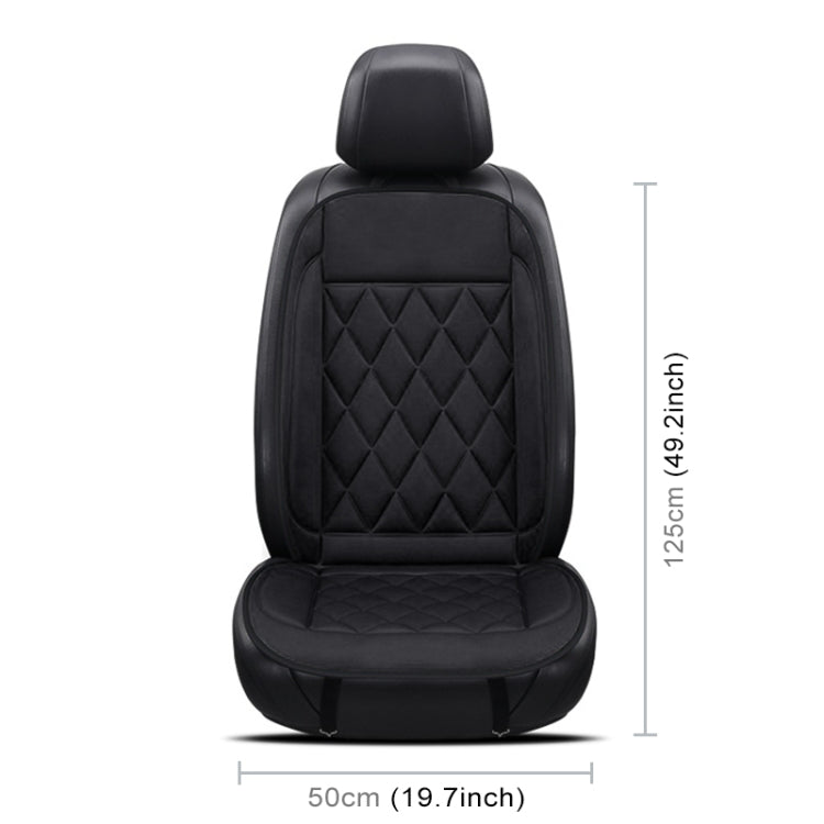 Car 24V Seat Heater Cushion Warmer Cover Winter Heated Warm, Single Seat