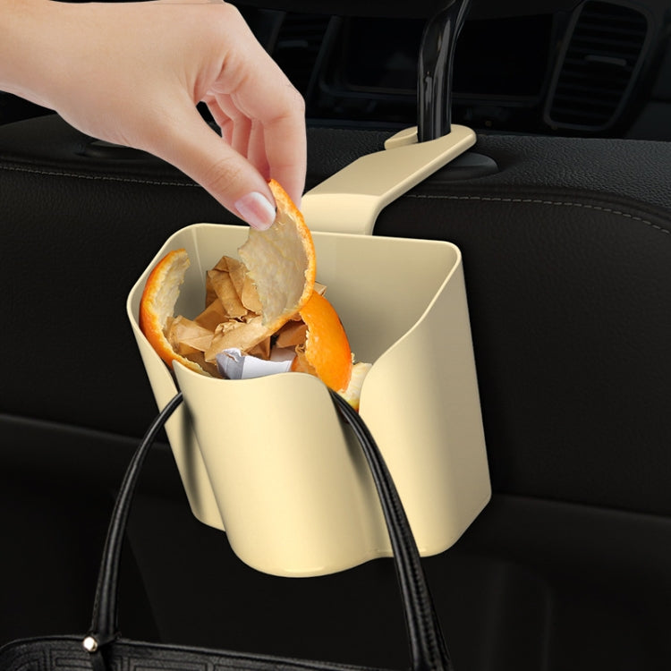 Car Back Seat Hook Trash Rubbish Garbage Can Mobile Phone Holder Storage Box
