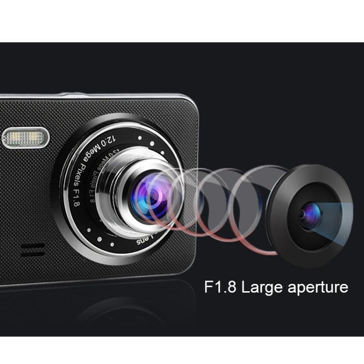 SE009 4 inch 170 Degrees Wide Angle Full HD 1080P Video Car Touch Screen DVR, Support TF Card / Loop Recording / G-sensor