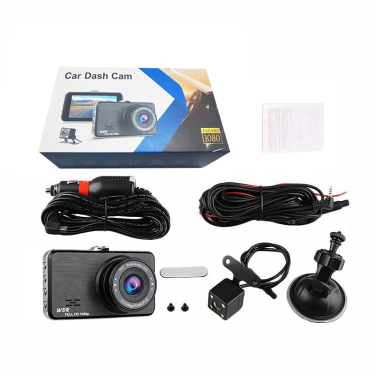 SE021 3 inch 170 Degrees Wide Angle Full HD 1080P Dual Lens Video Car DVR, Support TF Card / Loop Recording / G-sensor