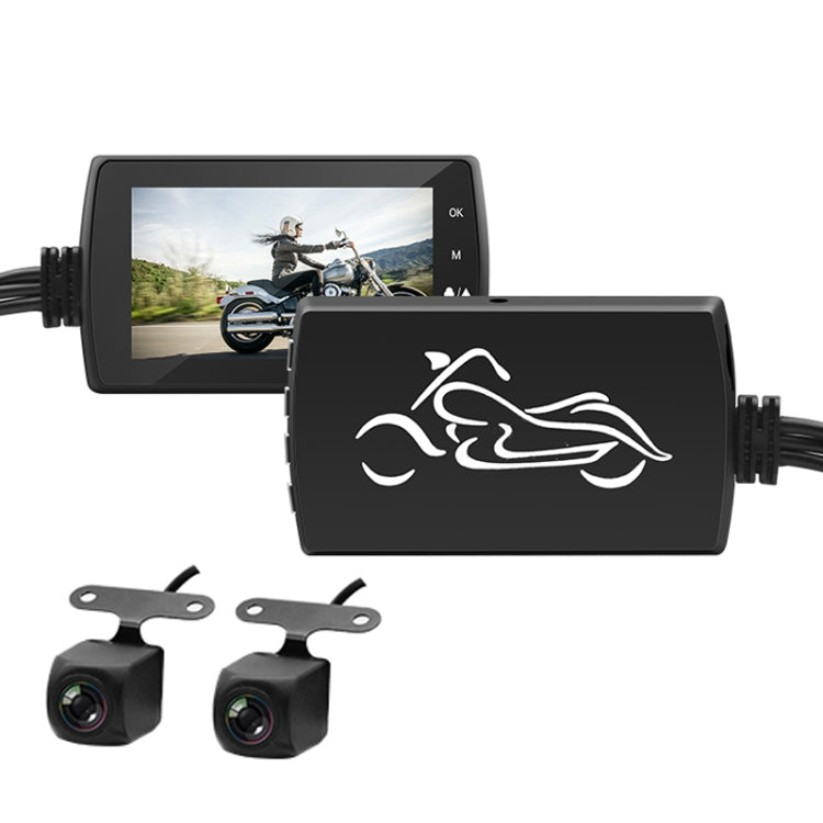 SE500 3 inch Full HD 1080P Video Motorcycle DVR, Support TF Card / Loop Recording / G-sensor