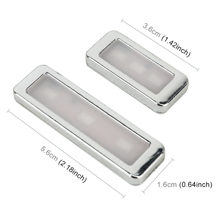 4 PCS Universal Car LED Inner Handle Light Atmosphere Lights Decorative Lamp DC12V / 0.5W Cable Length: 75cm