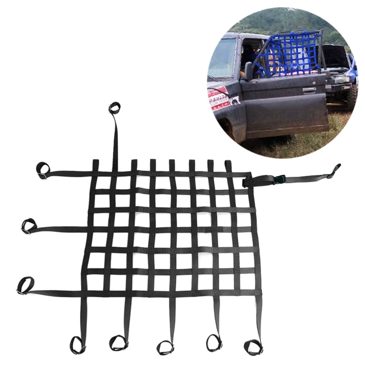 Universal Nylon Car Window Net Car Rally Racing Safety Collision Mesh, Size: 60 x 50cm
