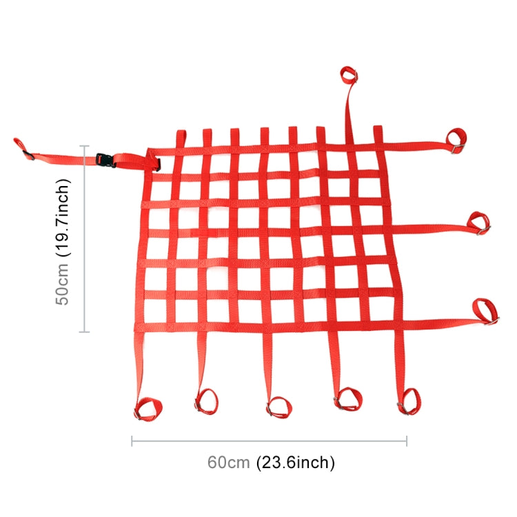 Universal Nylon Car Window Net Car Rally Racing Safety Collision Mesh, Size: 60 x 50cm