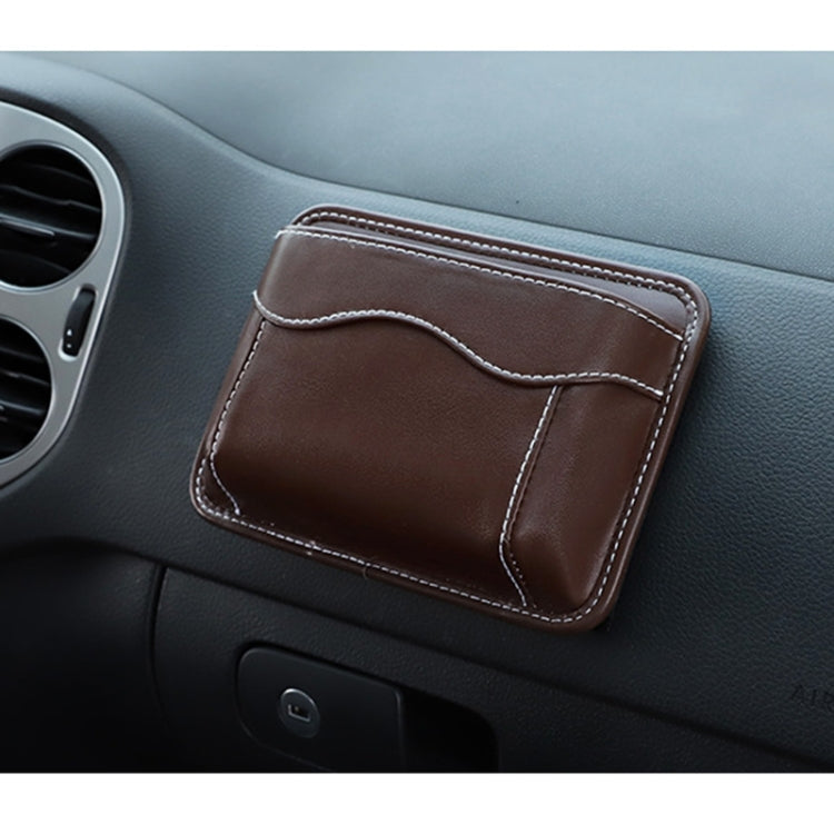 Paste Car Storage Bag Car Seat Quilting Storage Bag Instrument Panel Hanging Bag