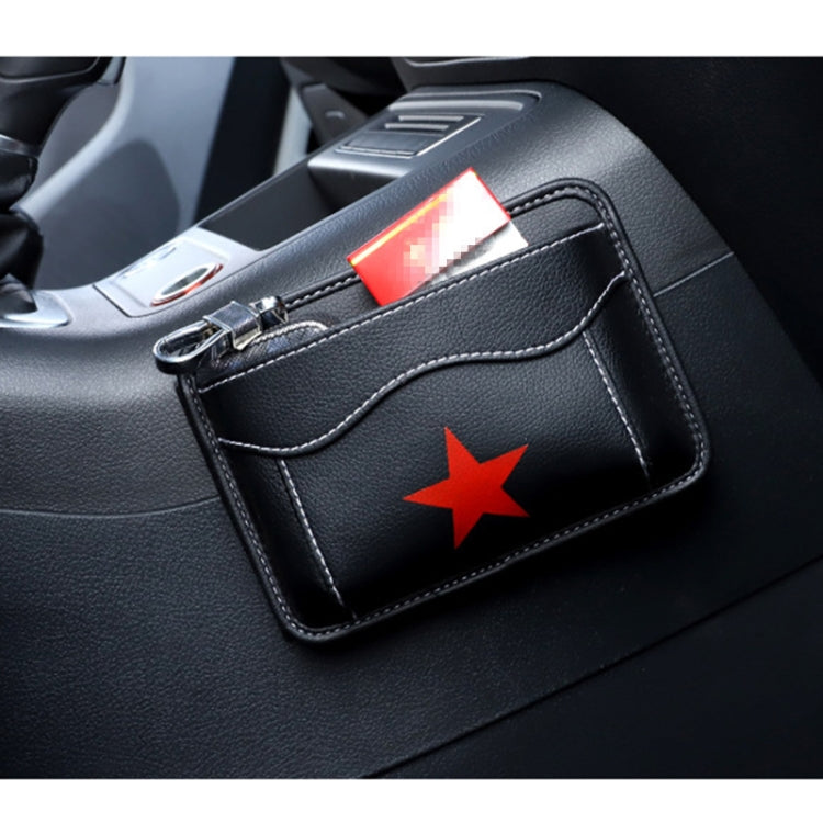 Paste Car Storage Bag Car Seat Quilting Storage Bag Instrument Panel Hanging Bag