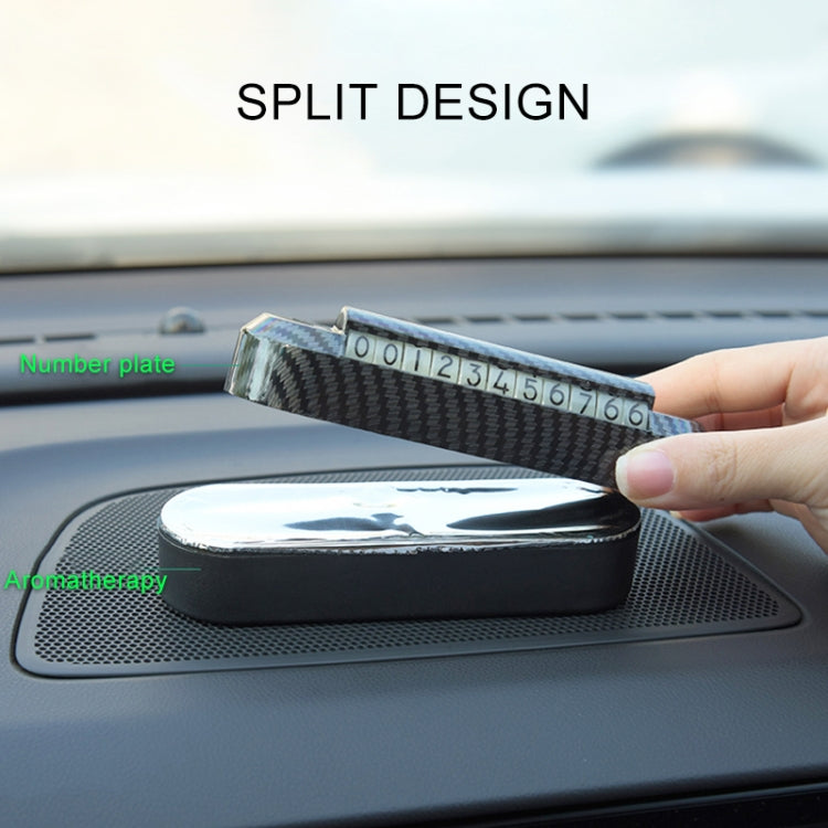 Creative Temporary Parking Card Car Sticker with Aromatherapy