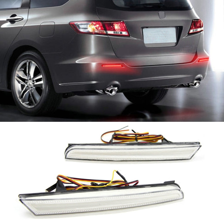 2 PCS 375 0.06W / 12V Car Rear Bumper Light Brake Light for Honda Odyssey 2009