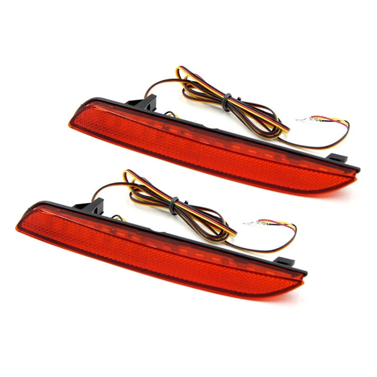 2 PCS 382 0.06W / 12V Car Rear Bumper Light Brake Light for Honda Fit 2011