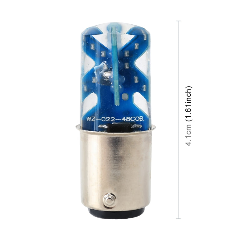 2 PCS 1157 / BAY15D DC12V / 1.8W Car Auto Brake Lights Constantly Bright + Strobe COB Lamps