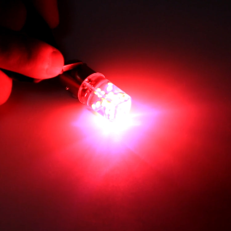 2 PCS 1157 / BAY15D DC12V / 1.8W Car Auto Brake Lights Constantly Bright + Strobe COB Lamps