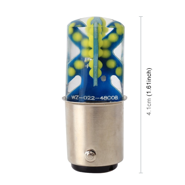 2 PCS 1157 / BAY15D DC12V / 1.8W Car Auto Brake Lights Constantly Bright + Strobe COB Lamps